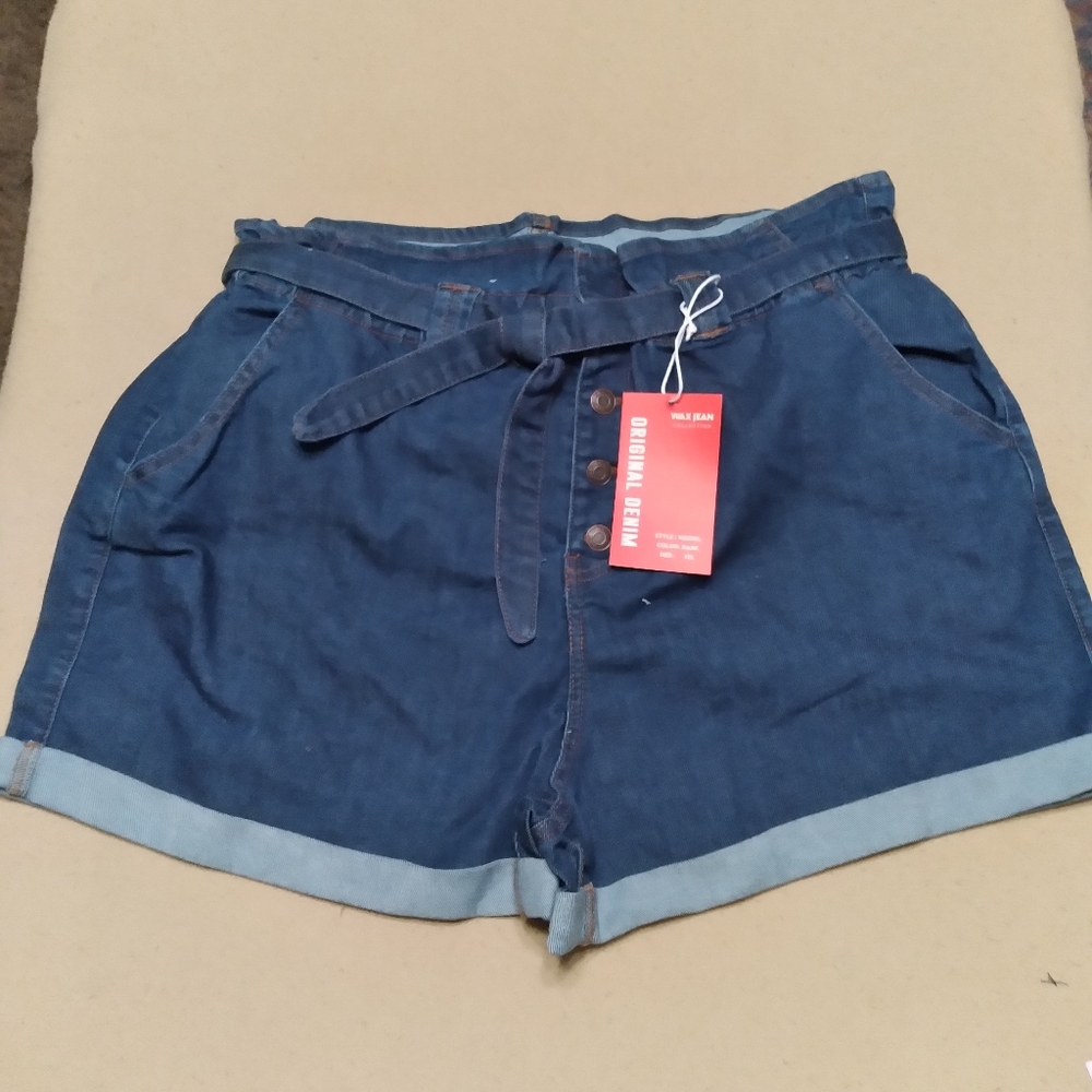 Denim shorts